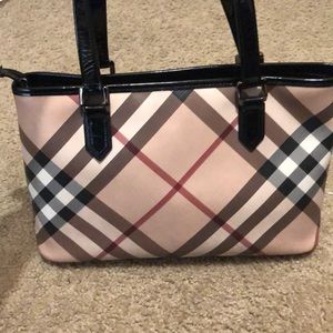 Authentic Burberry nova check tote